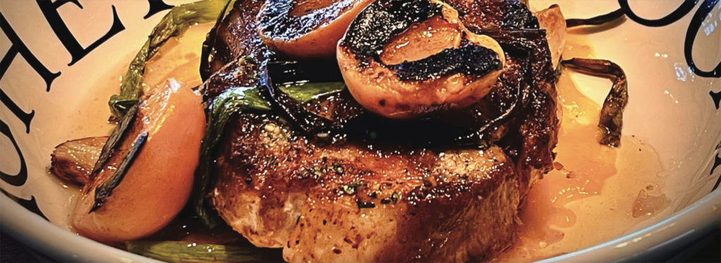 Pork Chops with Apricot & Onion