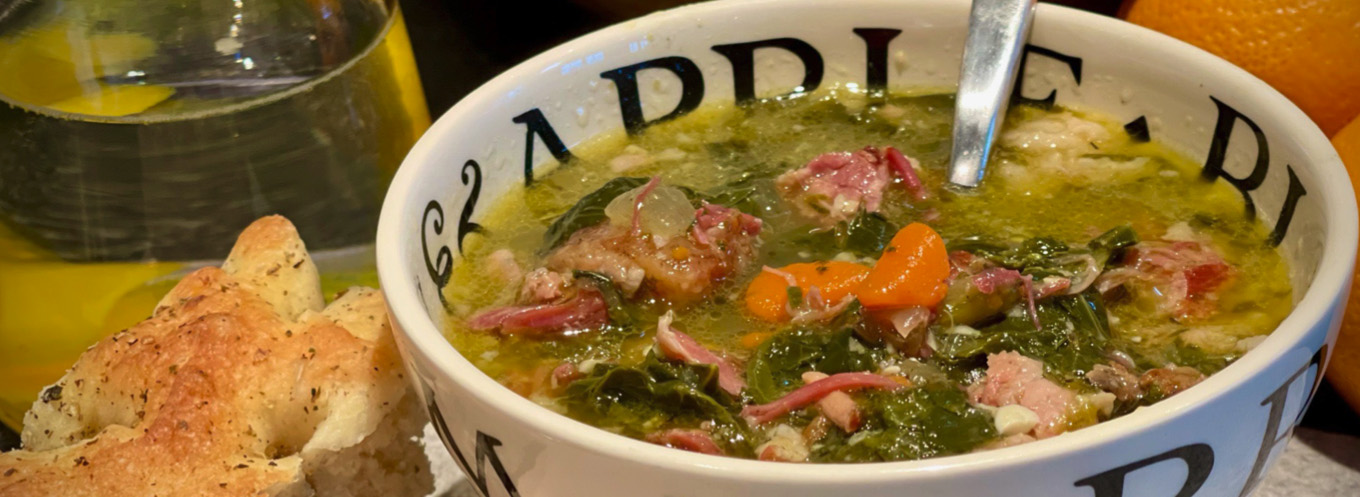 Ham Hocks with Collard Greens Soup